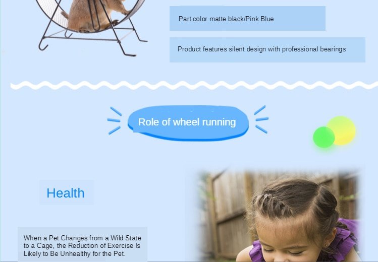 Metal Exrcise Wheel for Small Pets Metal Exrcise Wheel for Small Pets