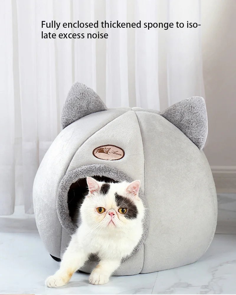 Cozy House Bed with Cat Ears Cozy House Bed with Cat Ears