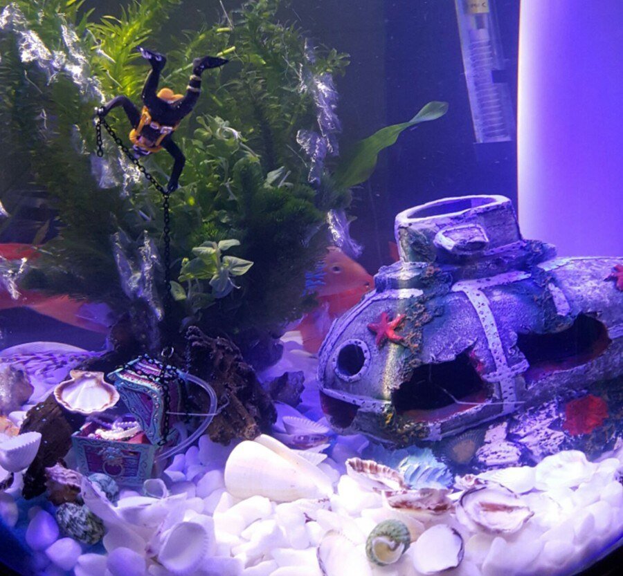Sunk Submarine Aquarium Decor Sunk Submarine Aquarium Decor