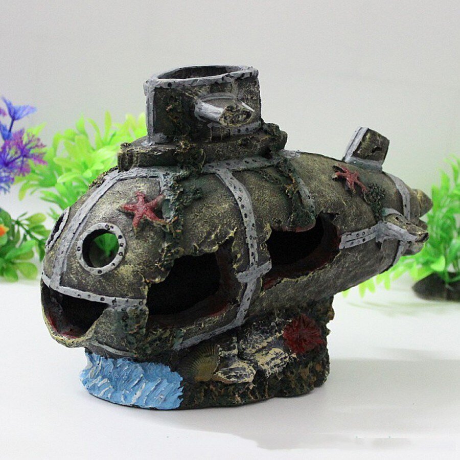 Sunk Submarine Aquarium Decor Sunk Submarine Aquarium Decor