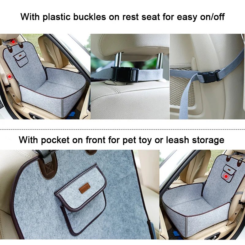 2 in 1 Dog Car Seat Cover and Carrier 2 in 1 Dog Car Seat Cover and Carrier