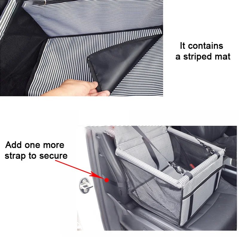 2 in 1 Dog Car Seat Cover and Carrier 2 in 1 Dog Car Seat Cover and Carrier