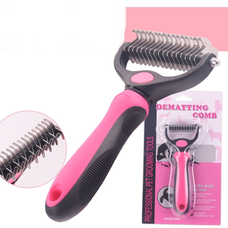 Pets Stainless Steel Double-Sided Comb Pets Stainless Steel Double-Sided Comb