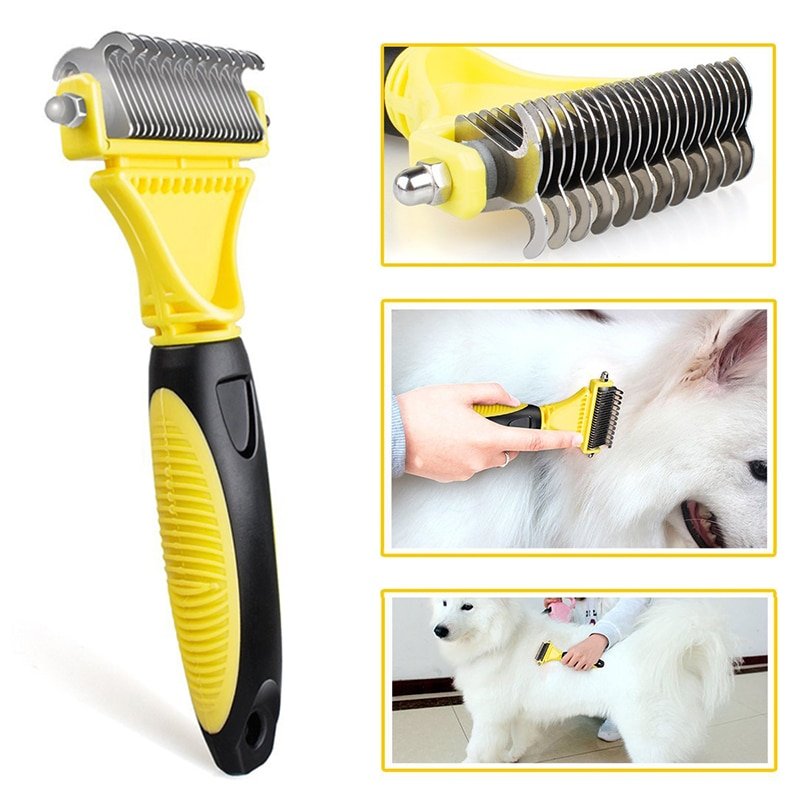 Pets Stainless Steel Double-Sided Comb Pets Stainless Steel Double-Sided Comb