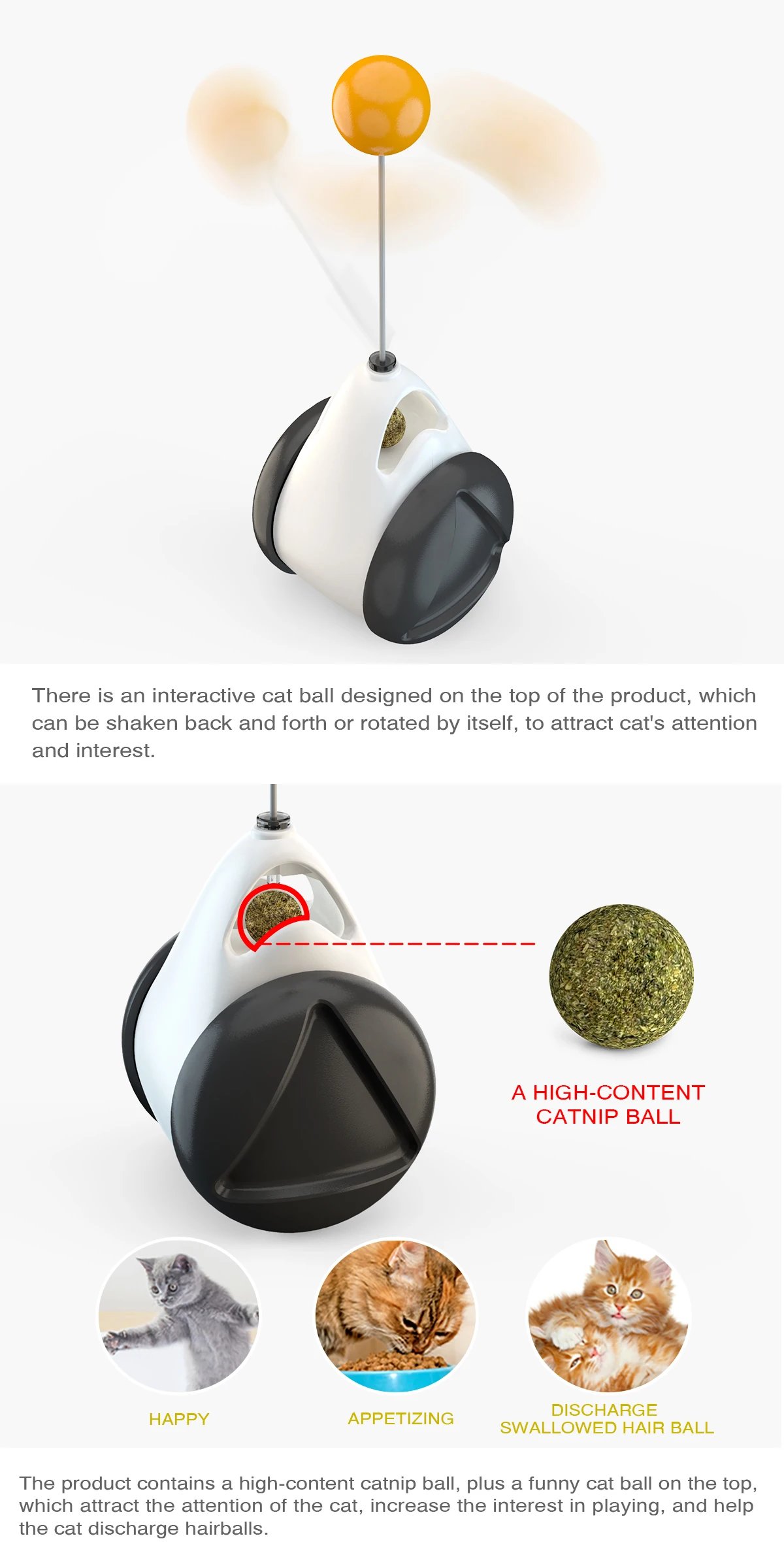 Tumbler Swing Toy for Cats Tumbler Swing Toy for Cats